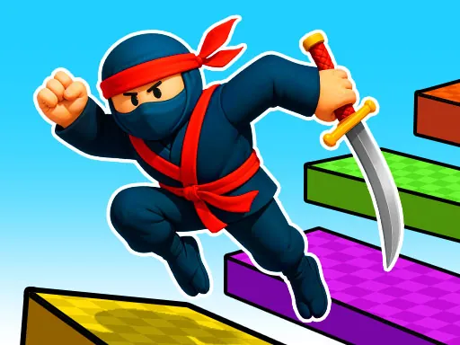 Ninja Obby Parkour - İki Kişilik Engel Yarışı
