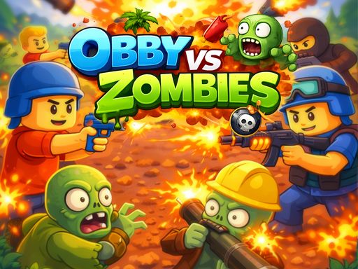 Obby vs Zombies - Zombilere Karşı