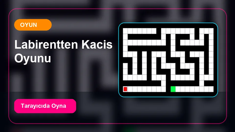 Maze Escape Challenge - Labirent Kaçış oyun önizleme görseli