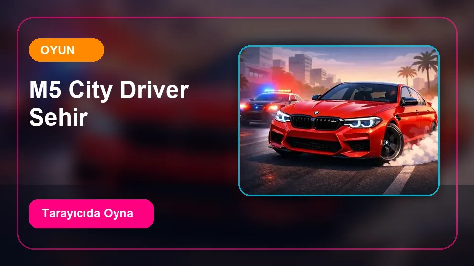 M5 City Driver - Şehir Sürüşü oyun önizleme görseli