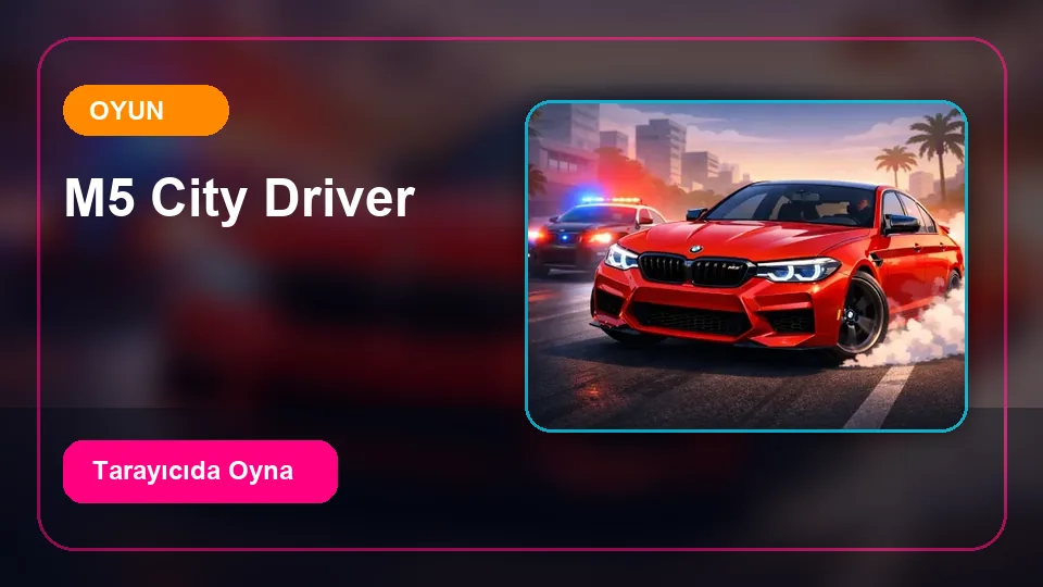 M5 City Driver oyun önizleme görseli