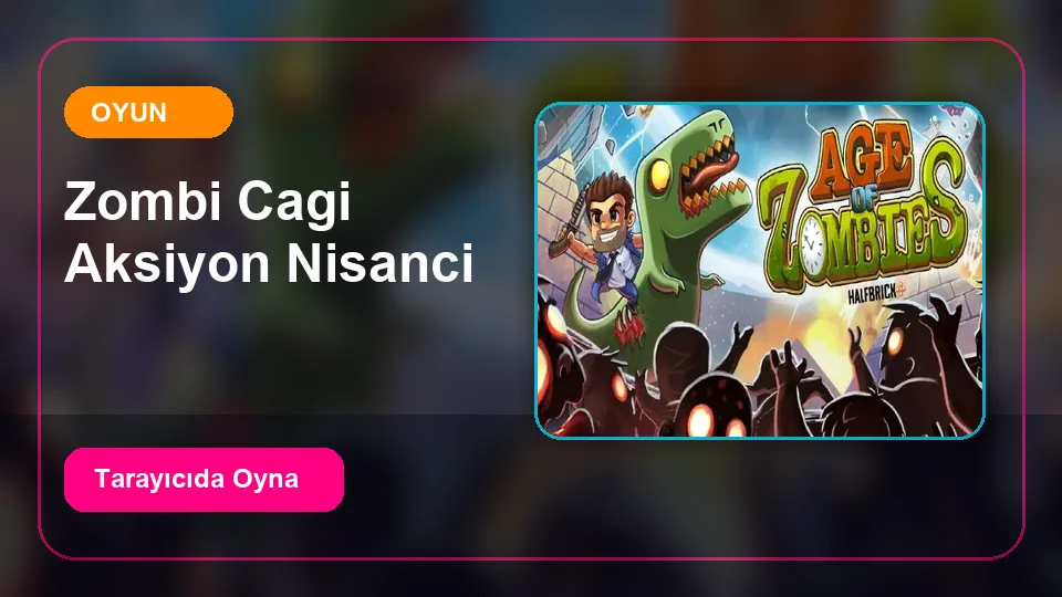 Zombi Çağı - Aksiyon Nişancı Oyunu oyun önizleme görseli